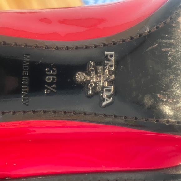 Prada Red and Black Heels - Picture 14 of 14